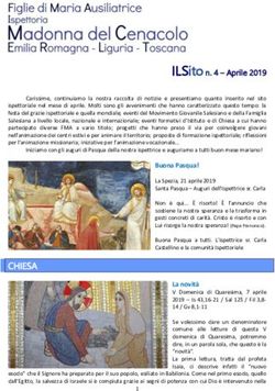 ILSito n. 4 - Aprile 2019 - Ispettoria Madonna del Cenacolo