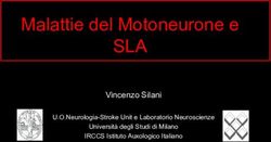 SLA Malattie del Motoneurone e - Vincenzo Silani U.O.Neurologia-Stroke Unit e Laboratorio Neuroscienze - Fondazione LUVI Onlus