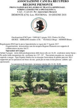 ASSOCIAZIONE CANI DA RECUPERO REGIONE PIEMONTE - Societ&agrave; ...