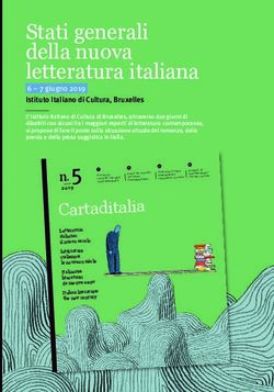 Stati generali della nuova letteratura italiana - Associazione degli ...