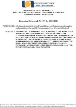 "FONDAZIONE GIOVANNI PASCALE" ISTITUTO DI RICOVERO E CURA A CARATTERE SCIENTIFICO - Fondazione ...