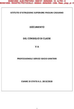 DOCUMENTO DEL CONSIGLIO DI CLASSE V A - ISTITUTO D'ISTRUZIONE SUPERIORE PAOLINI CASSIANO - E-Mind