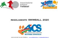 Regolamento SWIMBALL 2020 - ASSOCIAZIONE ITALIANA TREIBBALL - www.treibball-italia.it - Aics Cinofilia