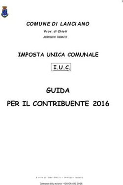 GUIDA PER IL CONTRIBUENTE 2016 - IMPOSTA UNICA COMUNALE I.U.C. COMUNE DI LANCIANO