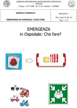 EMERGENZA in Ospedale: Che fare? - EMERGENZA IN OSPEDALE: COSA FARE MANUALE AZIENDALE