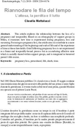 Riannodare le fila del tempo - L'attesa, la perdita e il lutto - Le riviste CLUEB