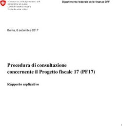 Procedura di consultazione concernente il Progetto fiscale 17 (PF17) - Rapporto esplicativo