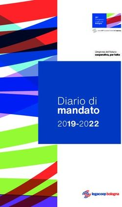 LEGACOOP BOLOGNA VALORI E PRINCIPI DELL'IDENTIT&Agrave; COOPERATIVA - Diario di