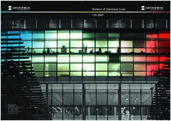 Sistemi di Gestione Luce 1.01.2007 - Gitronica