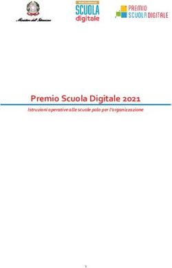 Premio Scuola Digitale 2021 - Istruzioni operative alle scuole polo per l'organizzazione - Ufficio Scolastico Territoriale di ...