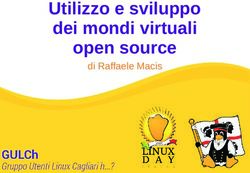Utilizzo e sviluppo dei mondi virtuali open source - di Raffaele Macis - GULCh
