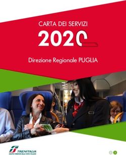 CARTA DEI SERVIZI Direzione Regionale PUGLIA - Trenitalia