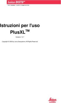 Istruzioni per l'uso PlusXLTM - Leica Geosystems