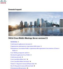 FAQ di Cisco WebEx Meetings Server versione 2.5