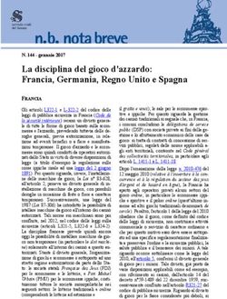 La disciplina del gioco d'azzardo: Francia, Germania, Regno Unito e Spagna - Senato