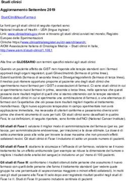 Studi clinici Aggiornamento Settembre 2019 - Associazione Italiana ...
