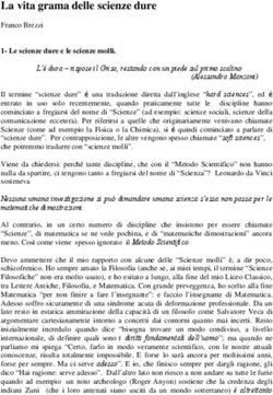 La vita grama delle scienze dure - Franco Brezzi