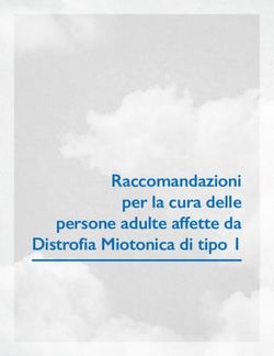 Raccomandazioni per la cura delle persone adulte affette da Distrofia Miotonica di tipo 1 - I