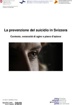 La prevenzione del suicidio in Svizzera - Contesto, necessità di agire e piano d'azione - GDK