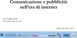 Comunicazione e pubblicit&agrave; nell'era di internet - Avv. Paolina Testa FTCC Studio Legale Associato - Asseprim