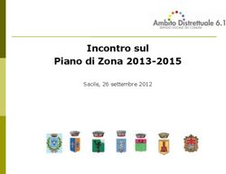 Incontro sul Piano di Zona 2013-2015 - Sacile, 26 settembre 2012
