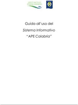 Guida all'uso del Sistema Informativo - "APE Calabria"
