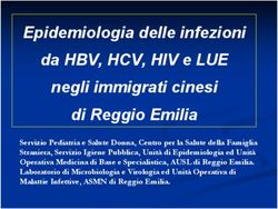 Epidemiologia delle infezioni da HBV, HCV, HIV e LUE negli immigrati cinesi di Reggio Emilia