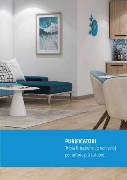 PURIFICATORI Tripla filtrazione (e non solo) per un'aria pi&ugrave; salubre - Olimpia Splendid