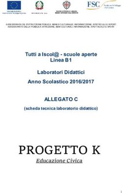 PROGETTO K ALLEGATO C - Tutti a Iscol@ - scuole aperte Linea B1 Laboratori Didattici Anno Scolastico 2016/2017 - Primo Circolo Didattico di Selargius