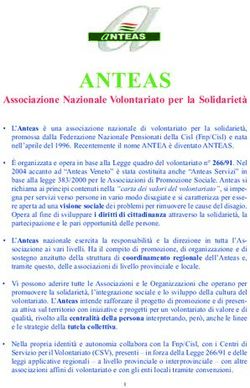 ANTEAS Associazione Nazionale Volontariato per la Solidariet&agrave;