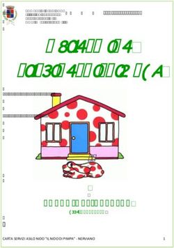 Asilo Nido "il nido di Pimpa" - CARTA DEI SERVIZI - Comune di Nerviano