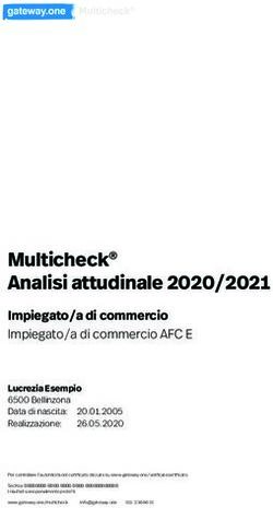 Multicheck Analisi attudinale 2020/2021 - Impiegato/a di commercio - gateway.one