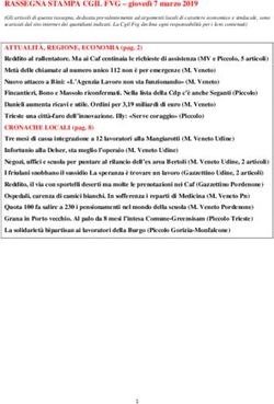 RASSEGNA STAMPA CGIL FVG - gioved&igrave; 7 marzo 2019