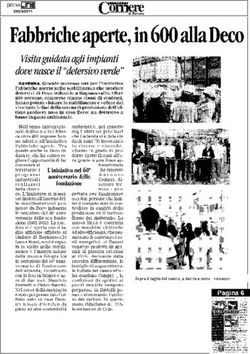 Fabbriche aperte, in 600 alla Deco - Visita guidata agli impianti dove nasce il "detersivo verde "