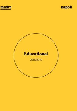 Educational 2018/2019 - Madre Napoli