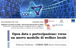 Open data e partecipazione: verso un nuovo modello di welfare locale - Fabrizio Boldrini - COESO SDS Area Grossetana