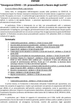 ENPAM "Emergenza COVID - 19: provvedimenti a favore degli iscritti"