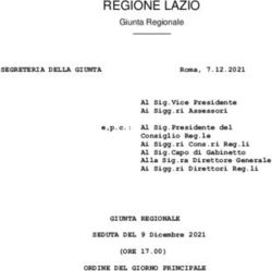 REGIONE LAZIO Giunta Regionale