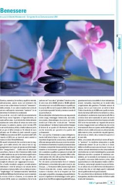 Benessere A cura di Alberto Monteverdi - Dirigente Area Comunicazione UNI - Consorzio Promos Ricerche