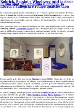 Libert&agrave; e l'allegria e rompe qualche tab&ugrave;