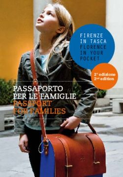 PASSAPORTO PER LE FAMIGLIE PASSPORT FOR FAMILIES - FIRENZE IN TASCA FLORENCE IN YOUR POCKET