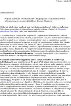 Cultura e salute sono legate da una strettissima relazione di reciproca influenza - SaluteInternazionale