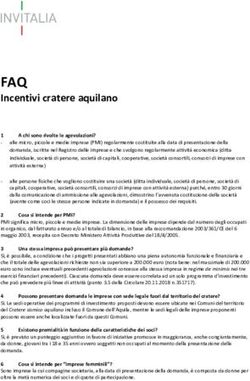 FAQ Incentivi cratere aquilano 1 - Invitalia