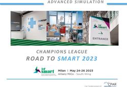 ROAD TO SMART 2023 CHAMPIONS LEAGUE - ADVANCED SIMULATION