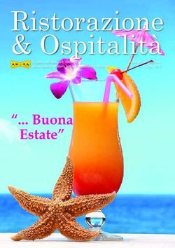 Ristorazione & Ospitalità . Buona Estate" Organo ufficiale dell'AMIRA Associazione Maîtres Italiani Ristoranti e Alberghi