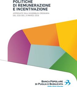 POLITICHE DI REMUNERAZIONE E INCENTIVAZIONE - APPROVATE DALL'ASSEMBLEA ORDINARIA DEL SOCI DEL 24 MARZO 2018 - BPPB