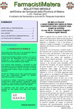 FarmacistiMatera BOLLETTINO MENSILE - dell'Ordine dei farmacisti della Provincia di Matera - Ordine dei Farmacisti della provincia di ...
