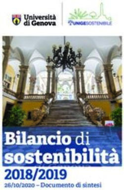 Unigesostenibile.unige.it 26/10/2020 - Documento di sintesi - UniGe.life