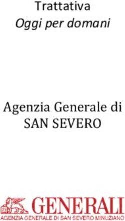 SAN SEVERO - Trattativa Oggi per domani