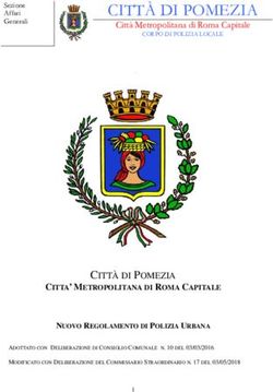CITT&Agrave; DI POMEZIA Citt&agrave; Metropolitana di Roma Capitale - Comune di Pomezia